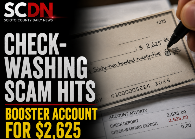 check washing scam