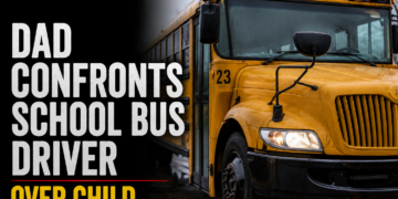 dad confronts school bus driver