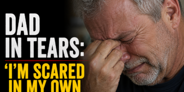 Dad in tears over son's abuse