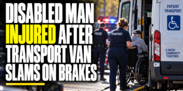 disabled man injured