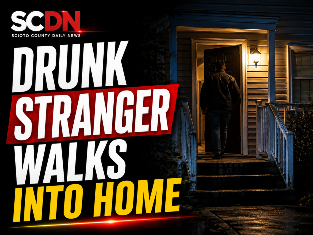 Drunk stranger walks into home