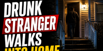 Drunk stranger walks into home