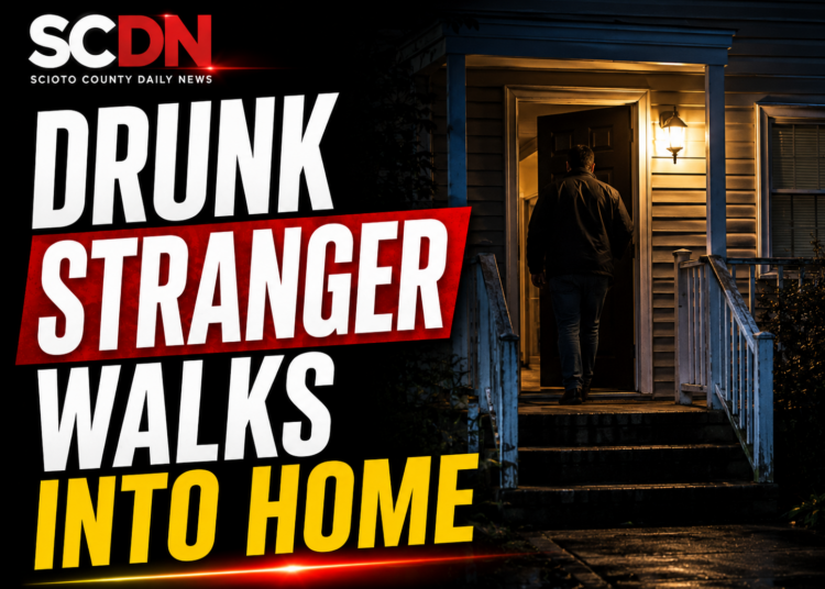 Drunk stranger walks into home