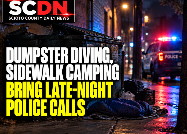 homeless camping and dumpster diving