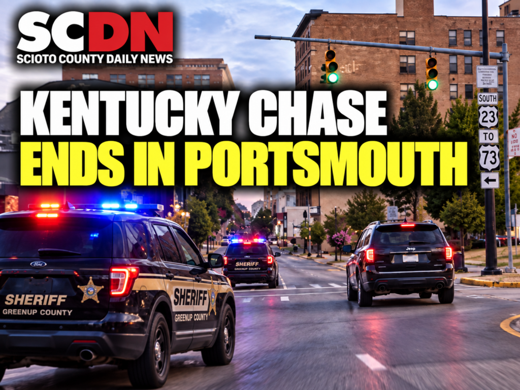 Kentucky car chase ends in Portsmouthy