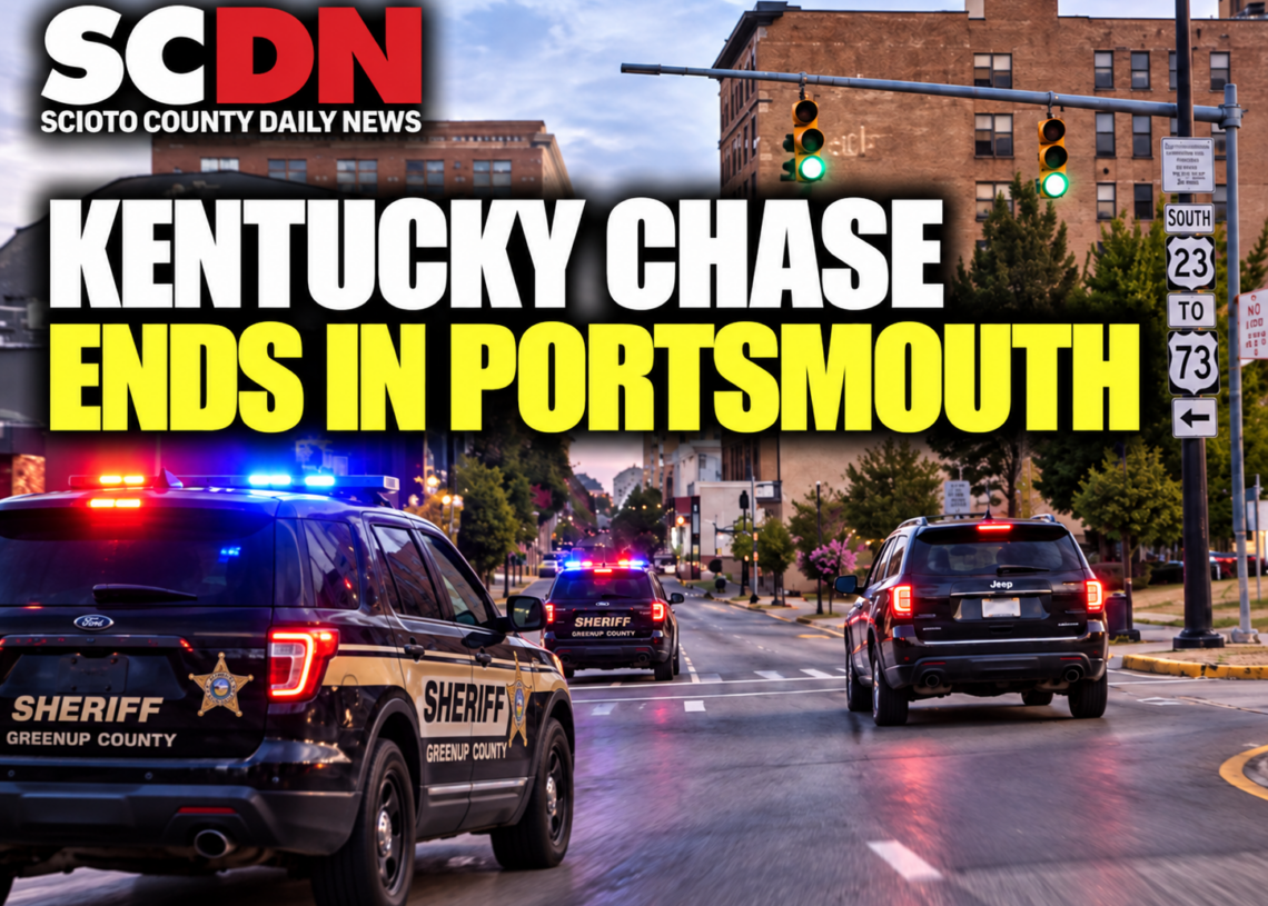 Kentucky car chase ends in Portsmouthy