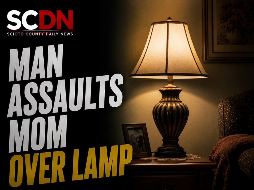 Man assaults mom over lamp