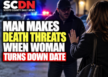 man makes threats