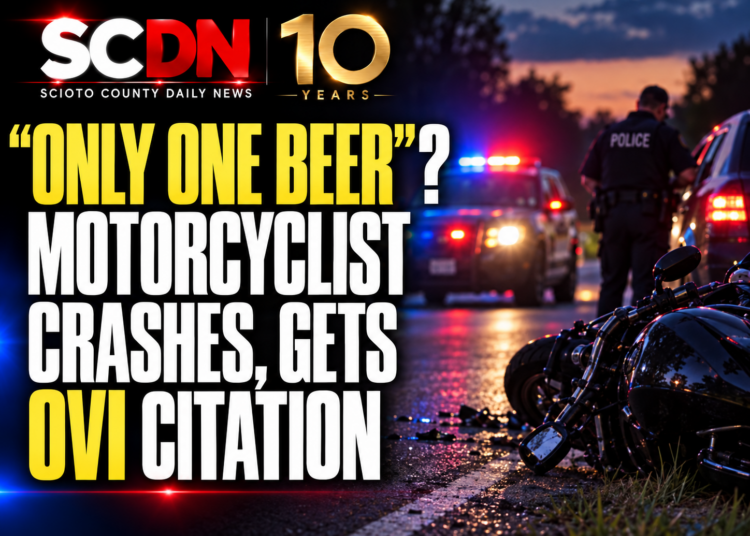Only one beer motorcyclist cited for OVI