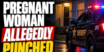 Pregnant woman punched with baby in the house