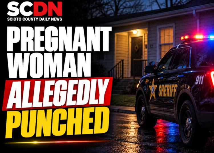 Pregnant woman punched with baby in the house