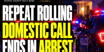 Rolling domestic leads to arrest
