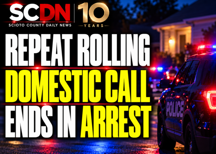 Rolling domestic leads to arrest
