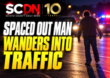 spaced out man wanders into traffic