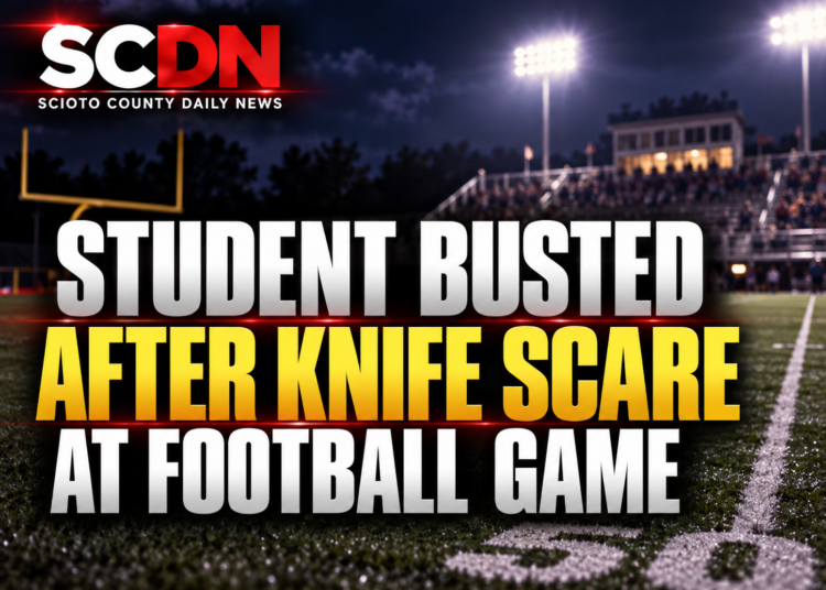 Student busted after knife scare