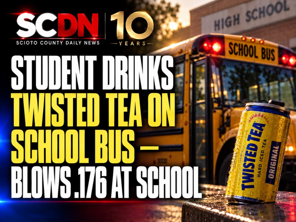 Twisted tea on the school bus