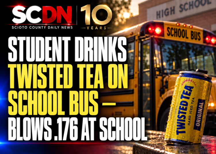 Twisted tea on the school bus