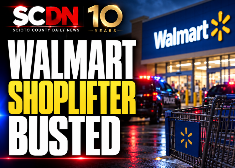 walmart shoplifter busted