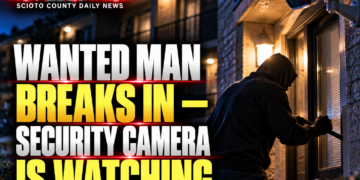 wanted man breaks in