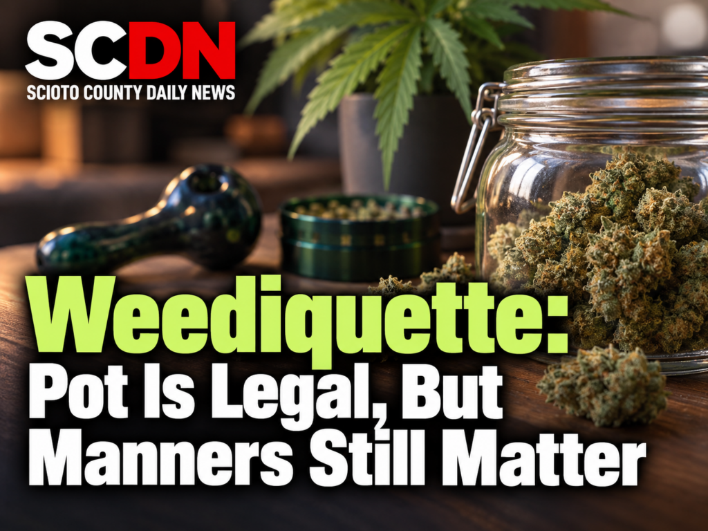 Weediquette - pot is legal but manners still matter