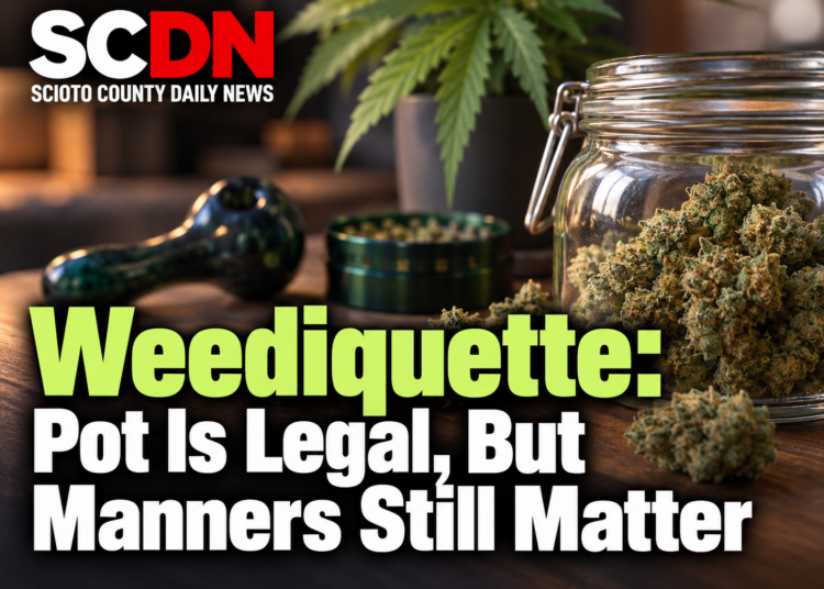 Weediquette - pot is legal but manners still matter