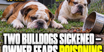 Bulldogs sick, poison suspected.