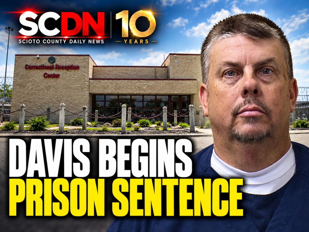 Davis begins prison sentence