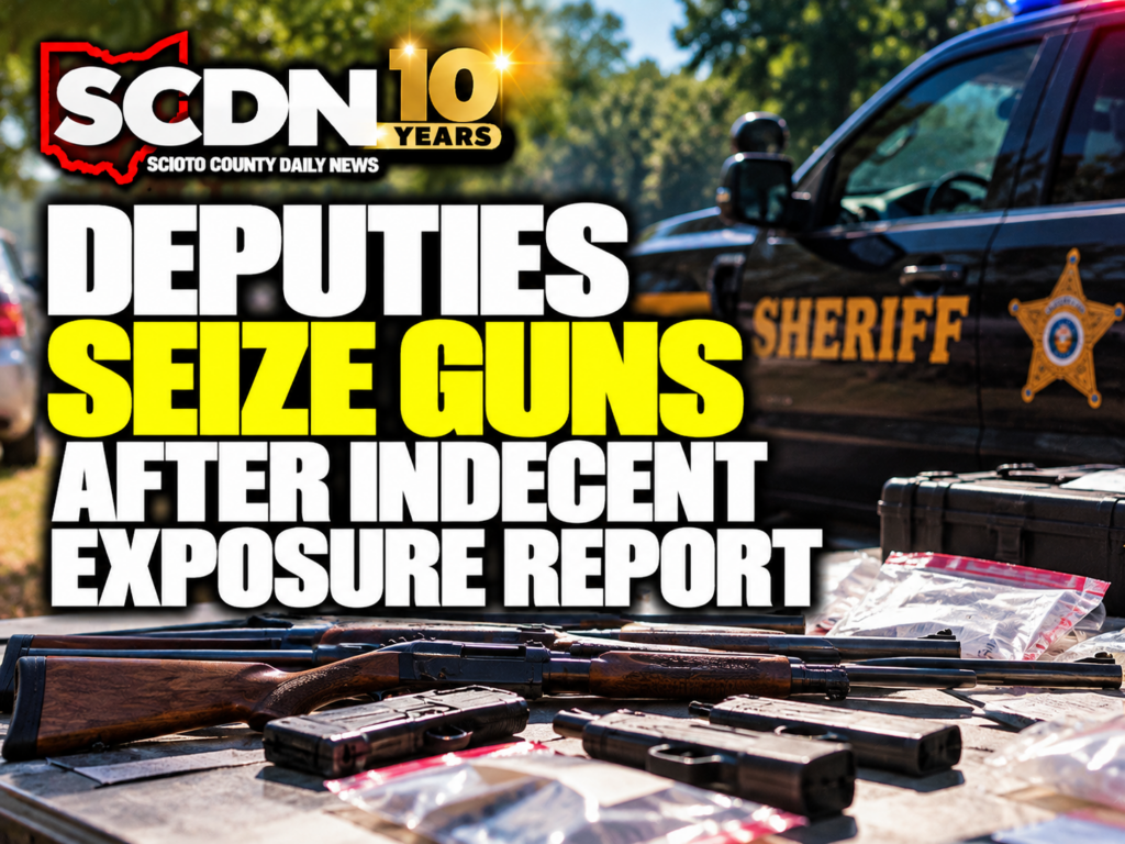 deputies seize guns after indecent exposure