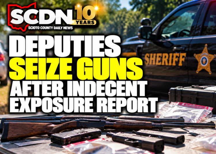 deputies seize guns after indecent exposure