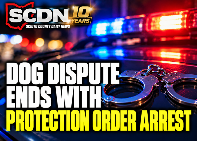 Dog dispute end in arrest