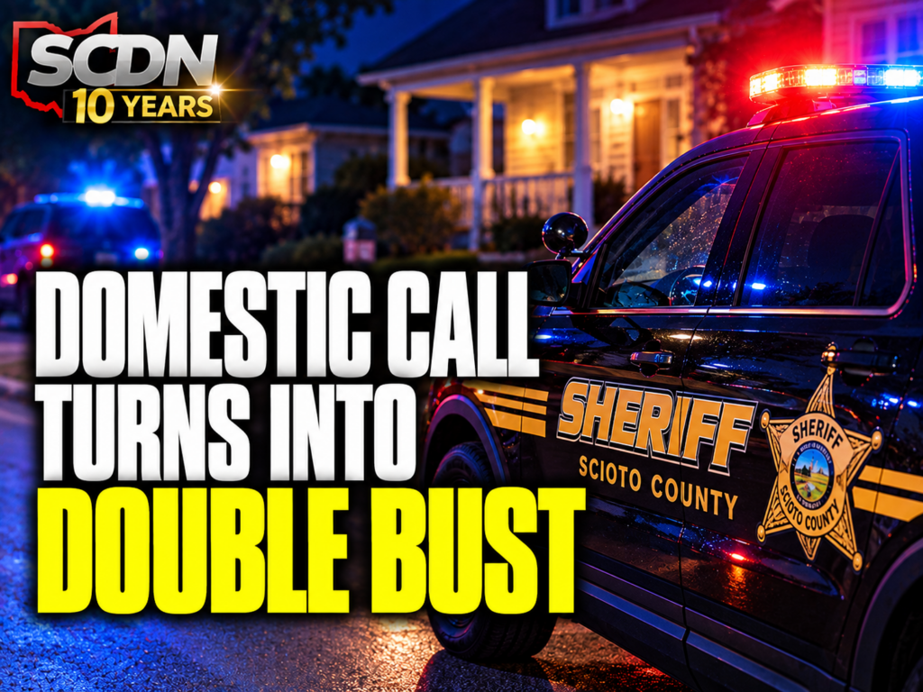 Domestic call turns into double drug arrest