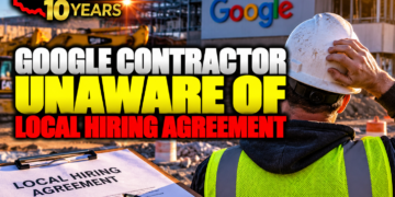Google contractor not aware of local hiring.