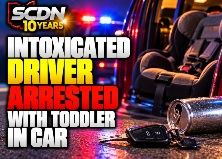 Intoxicated driver with toddler in car