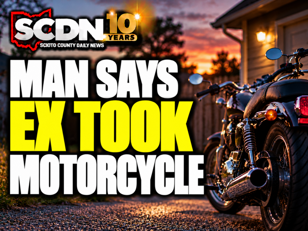 Man says ex took motorcycle