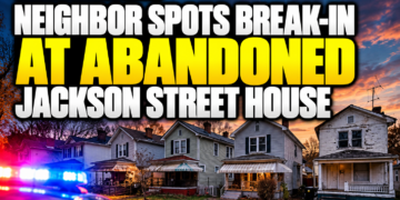 Neighbor spots break in on Jackson Street