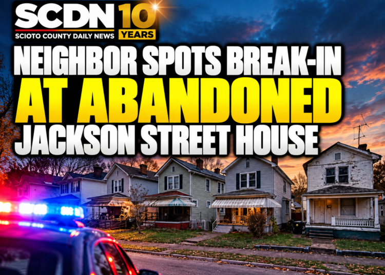 Neighbor spots break in on Jackson Street