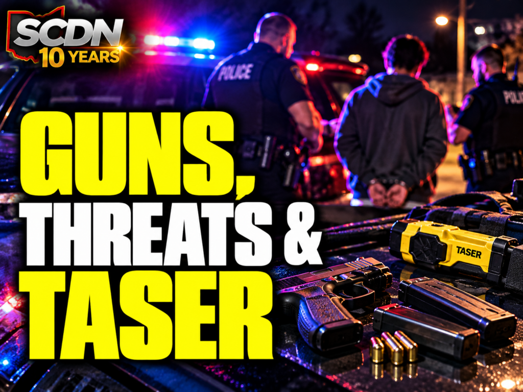 gun threats and taser