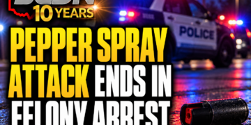 pepper spray assault