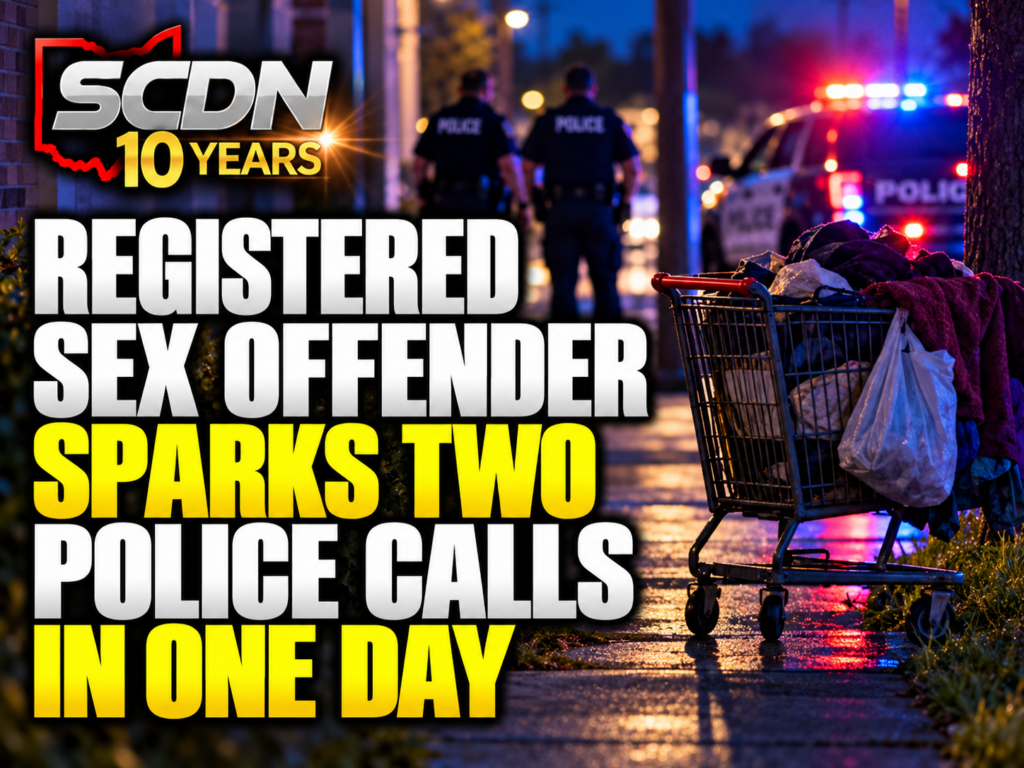 Sex offender sparks two police calls