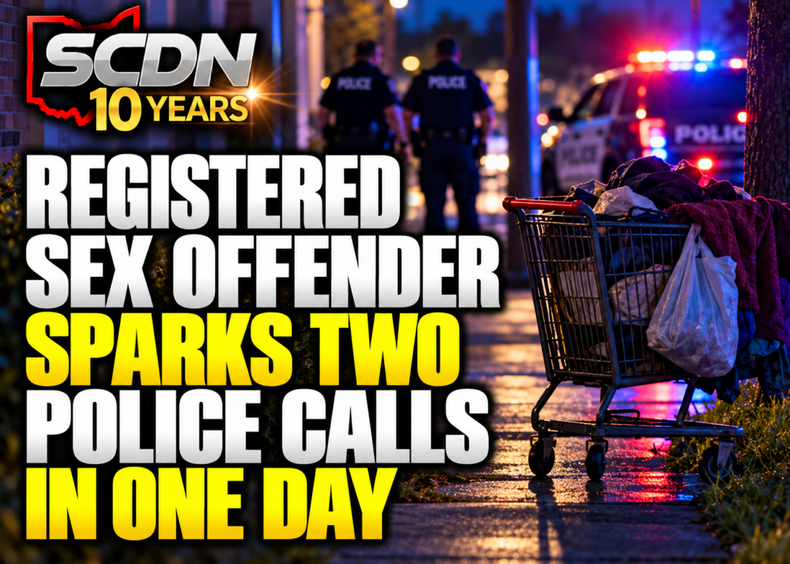 Sex offender sparks two police calls