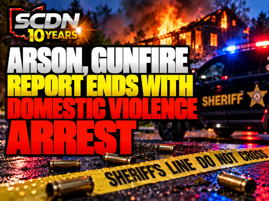Arson and gunshots investigation