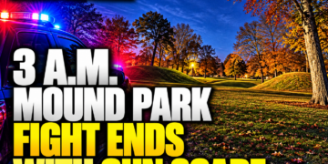 Mound Park fight ends with gun scare