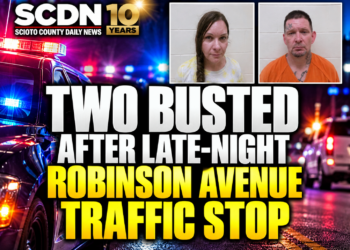 two busted after traffic stop