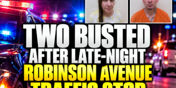 two busted after traffic stop