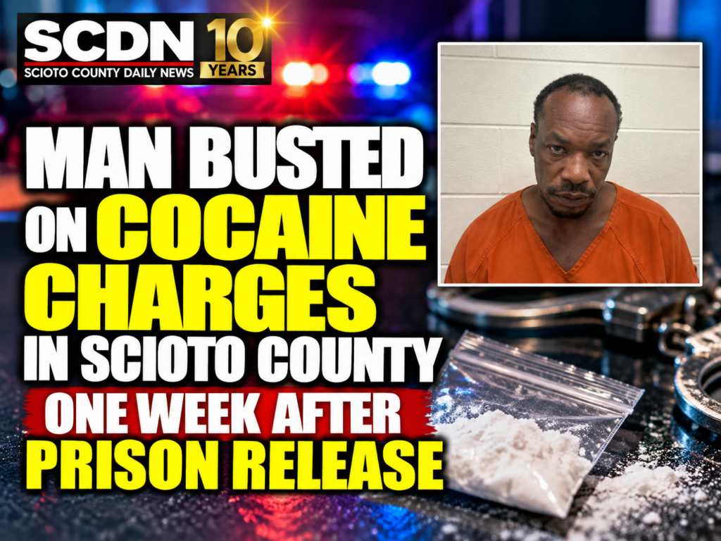 Man busted for cocaine after prison release.