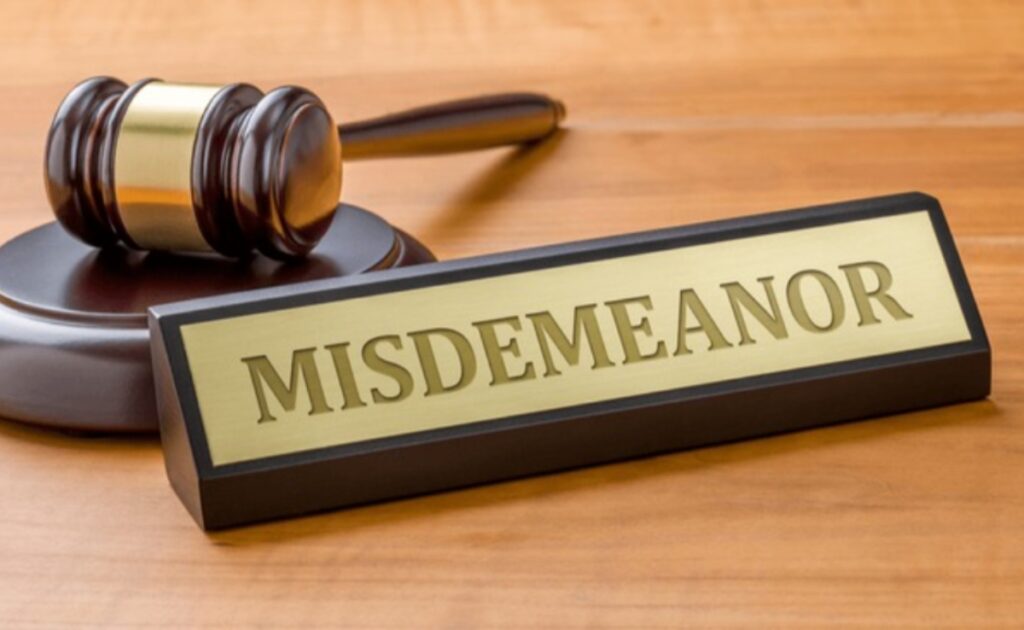misdemeanor college admission