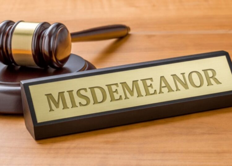 misdemeanor college admission