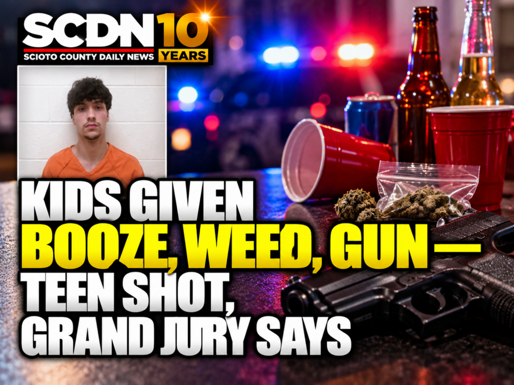 Kids given booze, weed, and gun