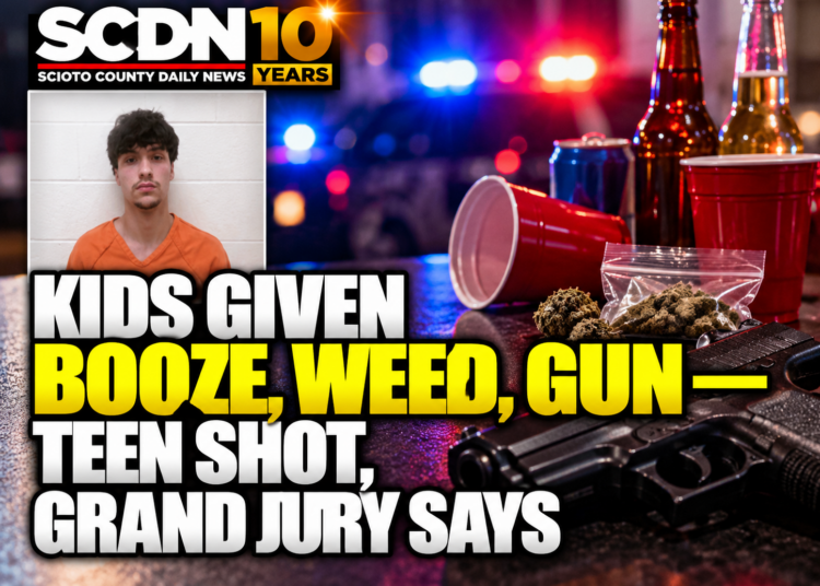 Kids given booze, weed, and gun