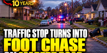 Traffic stop on Mabert Road
